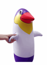 Huitich Inflatable Penguin Tumbler Toy for Kids Fun - Mumzar